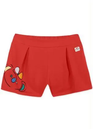 Lilica Ripilica - Short Infantil Menina Vermelho - LILICA RIPILICA