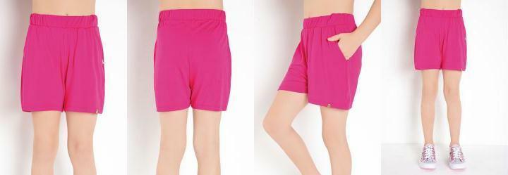 Short Infantil Pink com Bolsos