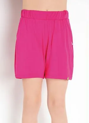 Queima Estoque - Short Infantil Pink com Bolsos - QUEIMA ESTOQUE