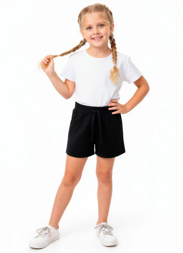Kyly - Short Infantil Preto