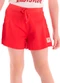 Quimby - Short Infantil Sarja com Elastano Vermelho - variação: Vermelho