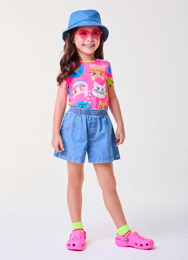 Bimbi - Short Jeans Azul Claro Azul 2