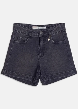 I Am Short Jeans Básico Preto