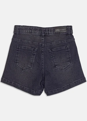 I Am - Short Jeans Básico Preto - I AM
