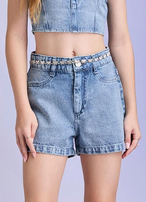 I Am - Short Jeans Claro Azul - I AM