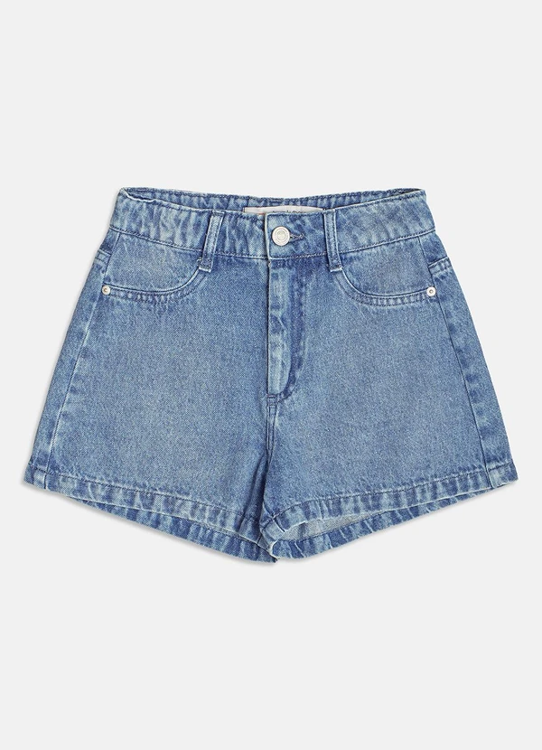 I Am - Short Jeans Claro Azul 5