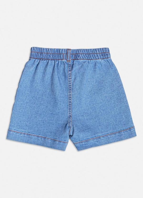 Momi - Short Jeans com Passante Azul 2
