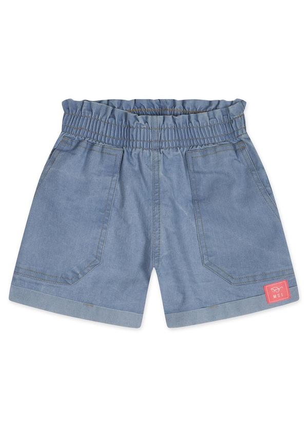 Marisol - Short Jeans Infantil Feminino Azul