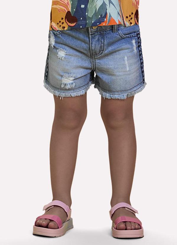 Nanai - Short Jeans Infantil Menina