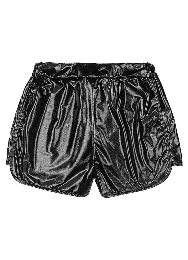 Gloss - Short Juvenil Malha Cirrê Preto 4