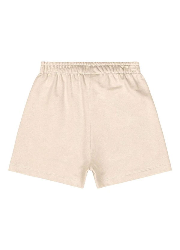 Gloss - Short Juvenil Moletom Bege 2