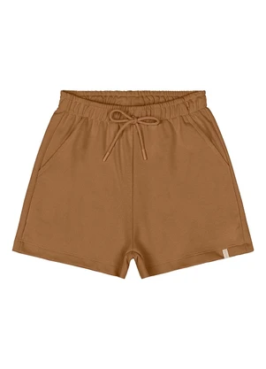 Gloss - Short Juvenil Moletom Marrom - GLOSS