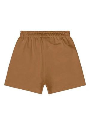 Gloss - Short Juvenil Moletom Marrom - GLOSS