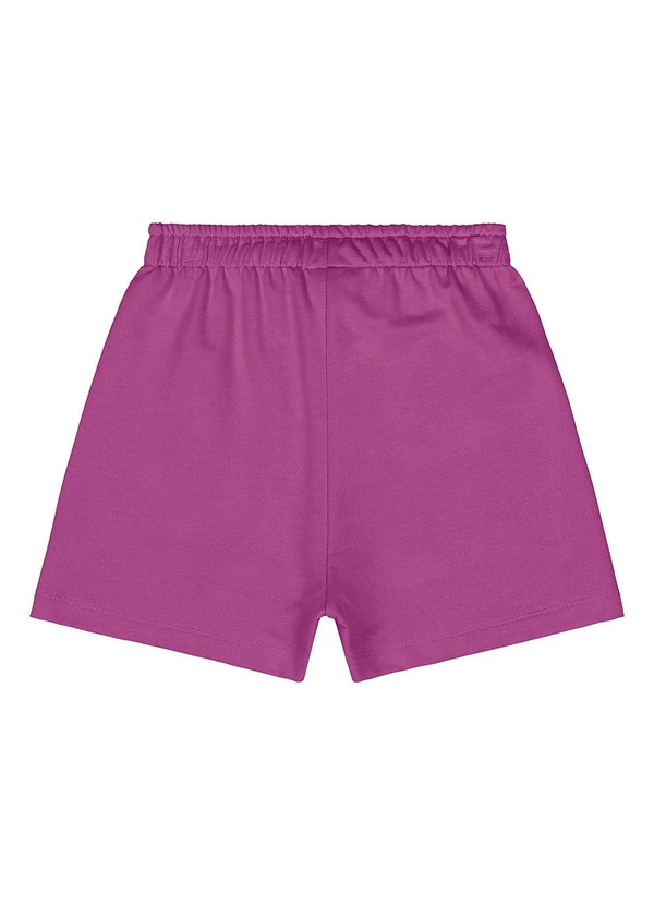 Gloss - Short Juvenil Moletom Roxo 2