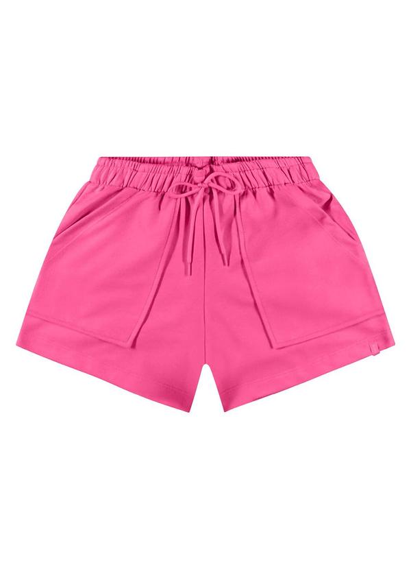 Gloss - Short Juvenil para Menina Rosa