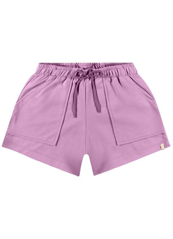 Gloss - Short Juvenil para Menina Roxo