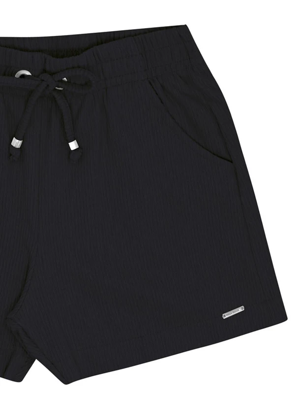 Pulla Bulla - Short Malha Gorgurão Preto 4