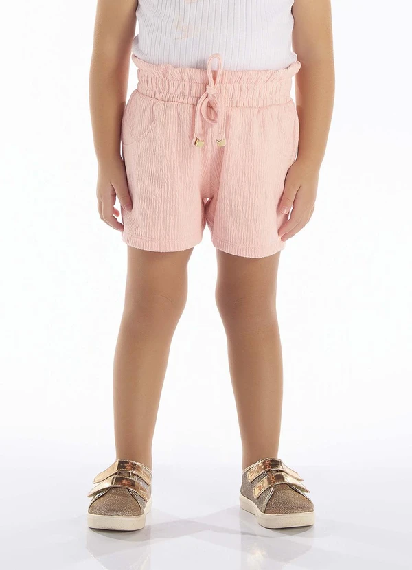Pulla Bulla - Short Malha Gorgurão Rosa