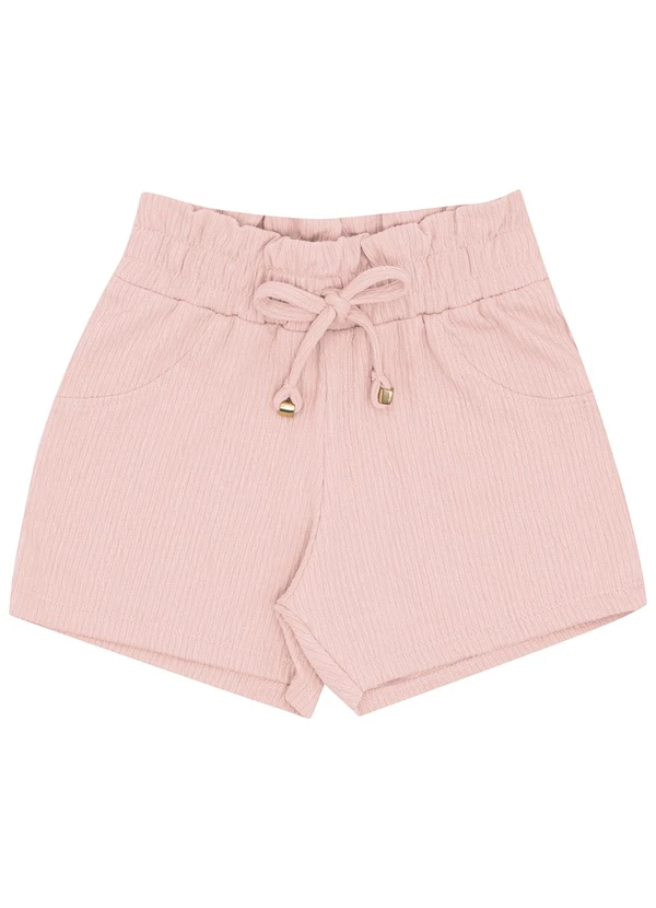 Pulla Bulla - Short Malha Gorgurão Rosa 3