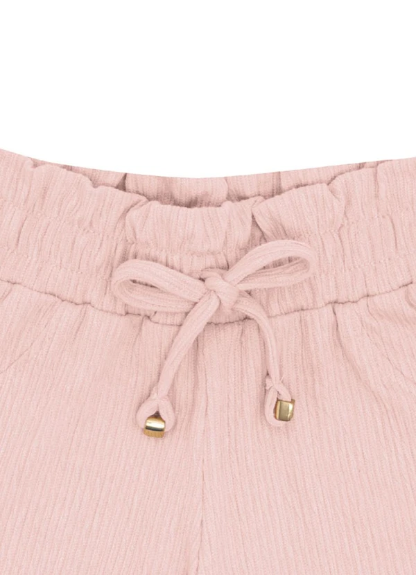 Pulla Bulla - Short Malha Gorgurão Rosa 4