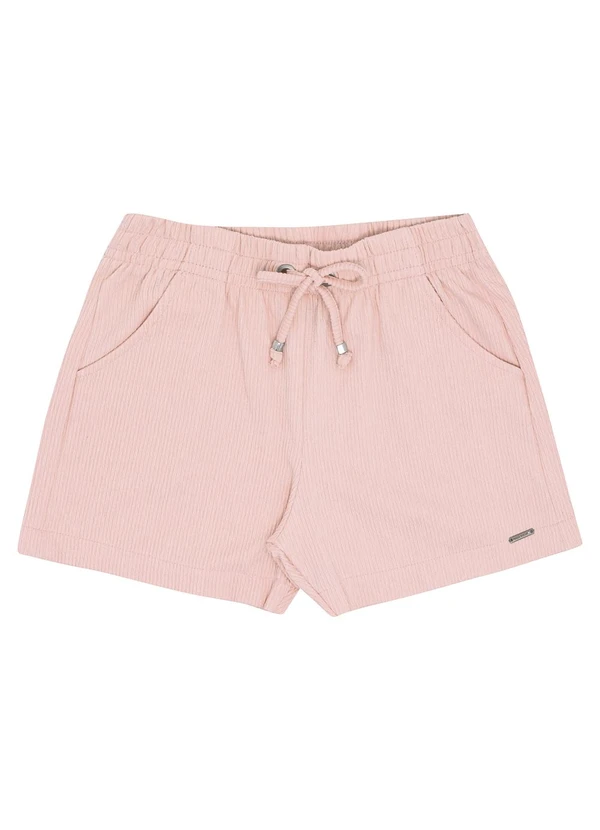 Pulla Bulla - Short Malha Gorgurão Rosa 3