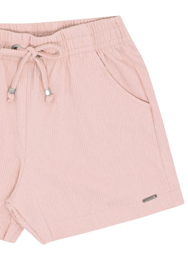 Pulla Bulla - Short Malha Gorgurão Rosa 4