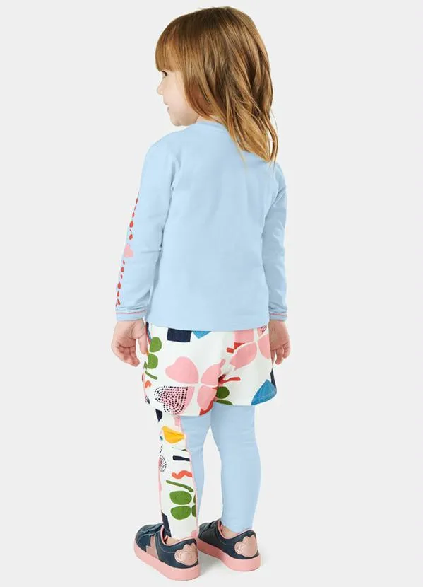 Lilica Ripilica - Short Malha Menina Branco 4