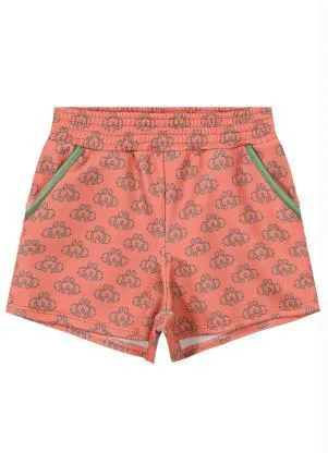 Lilica Ripilica - Short Malha Menina Laranja - LILICA RIPILICA