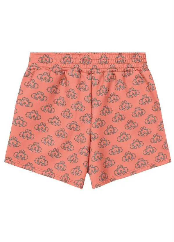 Lilica Ripilica - Short Malha Menina Laranja 2