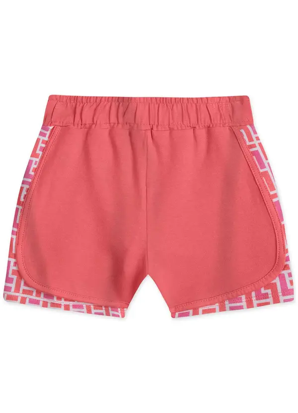 Lilica Ripilica - Short Malha Menina Salmão 2