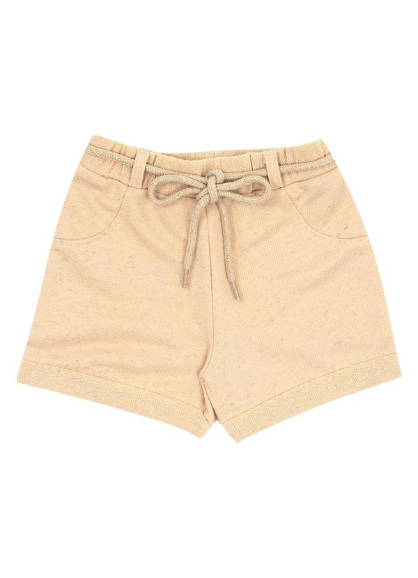 Pulla Bulla - Short Meletom Linho Marrom