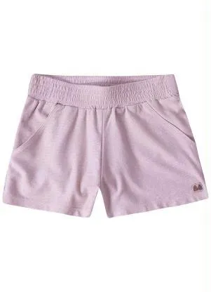 Lilica Ripilica - Short Menina com Bolsos Laterais - Roxo Roxo - LILICA RIPILICA