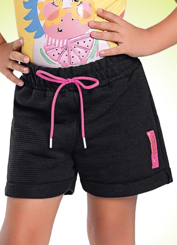 Fakini Kids - Short Menina Preto