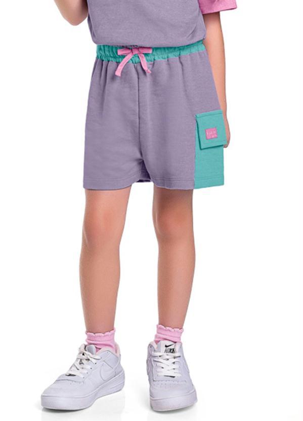 Fakini Kids - Short Menina Roxo