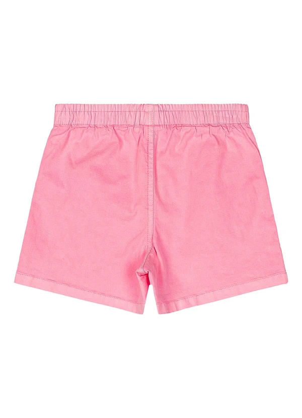 Quimby - Short Menina Sarja Rosa 4