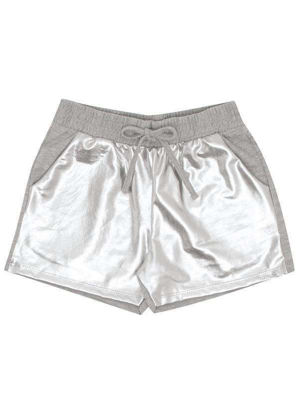 Pulla Bulla - Short Moletinho e Malha Foil Cinza 3