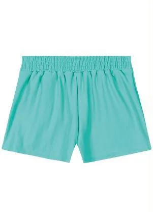 Lilica Ripilica - Short Moletinho Menina Azul - LILICA RIPILICA