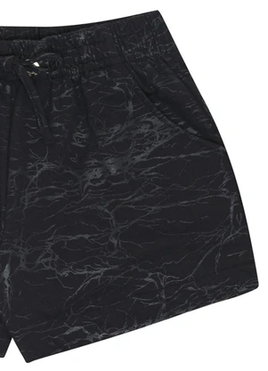 Pulla Bulla - Short Moletinho Preto - PULLA BULLA