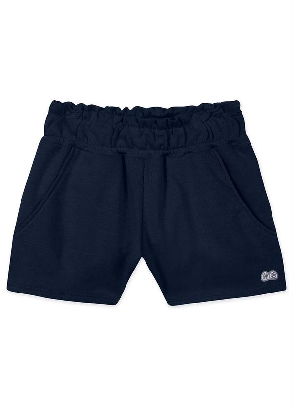 Lilica Ripilica - Short Moletom Bebê Menina com Aroma Azul