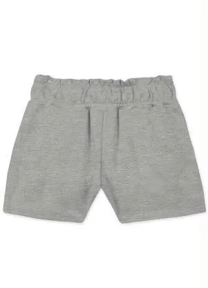 Lilica Ripilica - Short Moletom Infantil Menina com Aroma Cinza - LILICA RIPILICA