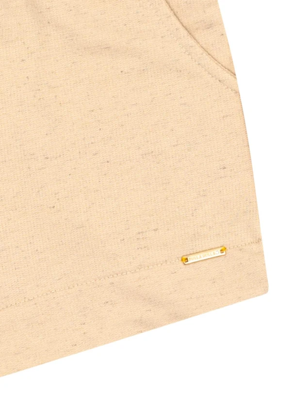 Pulla Bulla - Short Moletom Linho Marrom 2