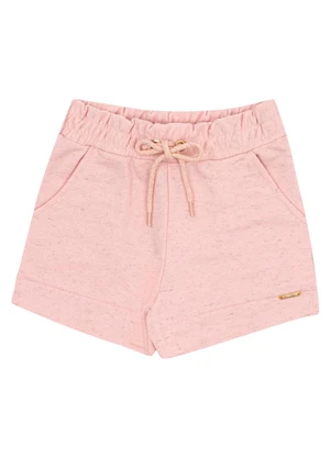 Pulla Bulla - Short Moletom Linho Rosa - PULLA BULLA