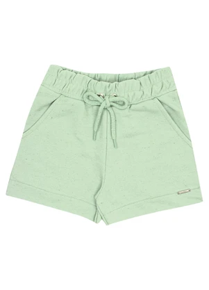 Pulla Bulla - Short Moletom Linho Verde - PULLA BULLA