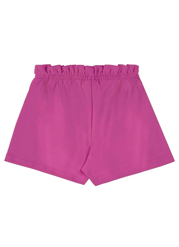 Bee Loop - Short Moletom Menina Roxo 4