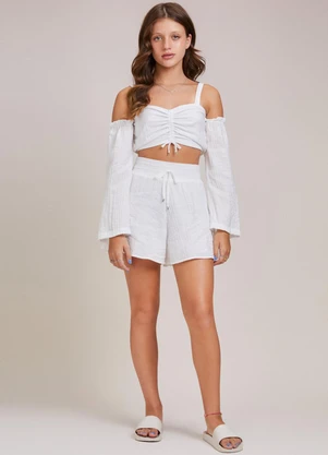 I Am - Short Off com Elástico Off White - I AM