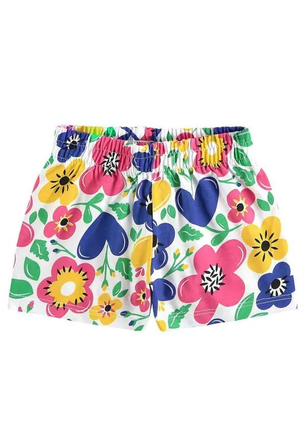 Kyly - Short Pijama Infantil MeninaBranco