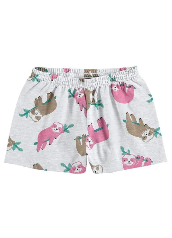 Kyly - Short Pijama Infantil MeninaMescla