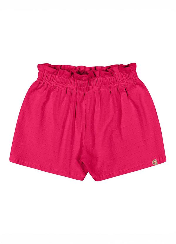 Alenice - Short Poá Delicado Menina Rosa 1