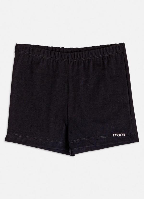 Momi - Short Preto Básico Preto