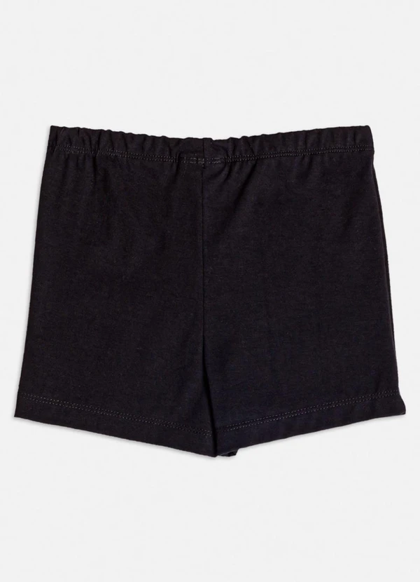 Momi - Short Preto Básico Preto 2